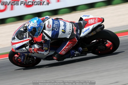 2010-06-26 Misano 4337 Carro - Superbike - Free Practice - Carlos Checa - Ducati 1098R